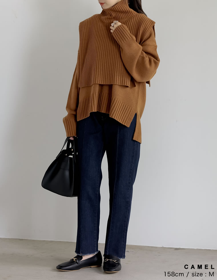 楽天市場】【OUTLET】M/Lサイズ [2点セット]Vネックニットプルオーバー