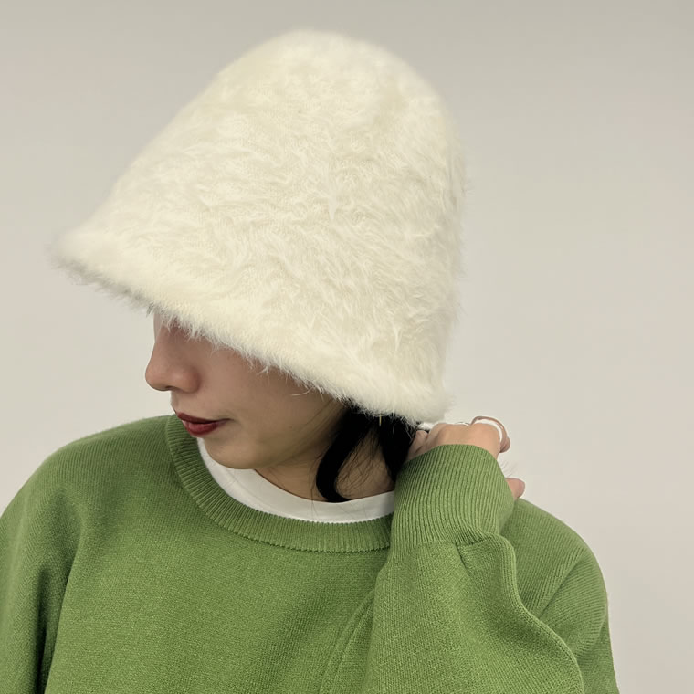 楽天市場】【OUTLET】 シャギーファーバケットハット レディース 秋 冬