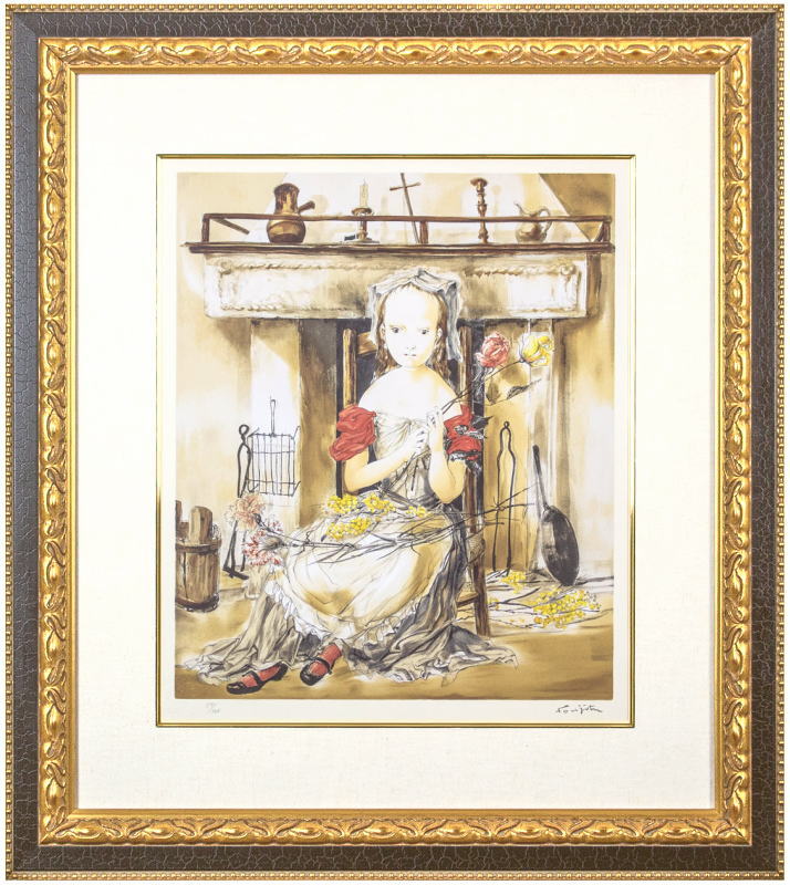 楽天市場】山下 清「トンネルのある風景」リトグラフ 版画 【中古