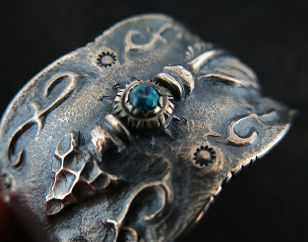 楽天市場】K-SMITH 打ち出し フェザー 燻し シルバーバングル