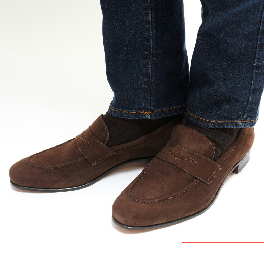 楽天市場】FERRANTE（フェランテ）スエードコインローファー ISEO