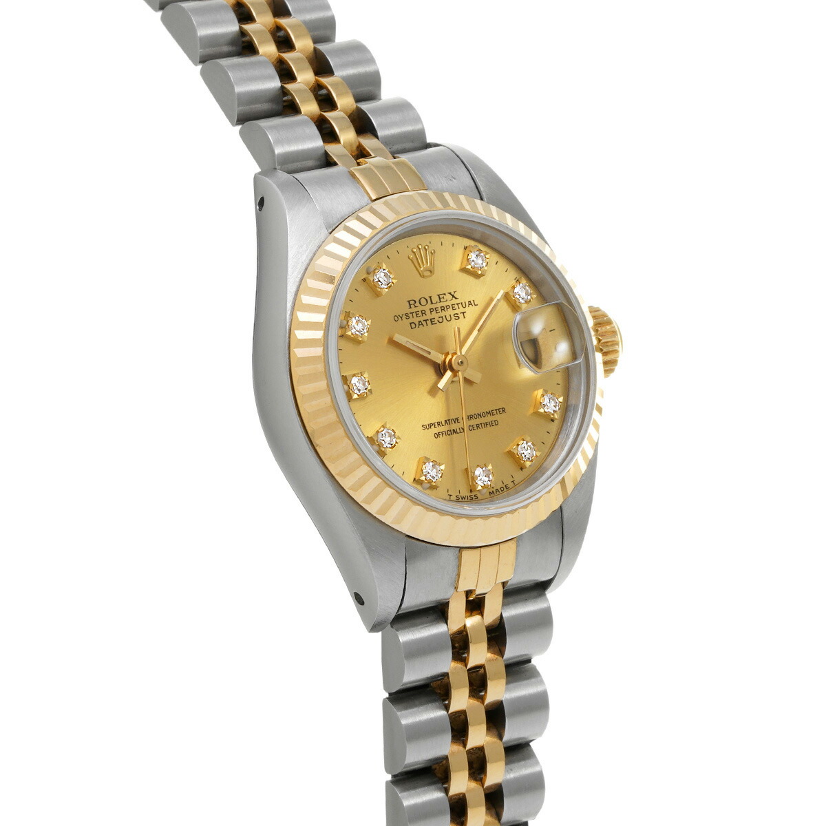 楽天市場】ROLEX ロレックス デイトジャスト 10Pダイヤ 69173G