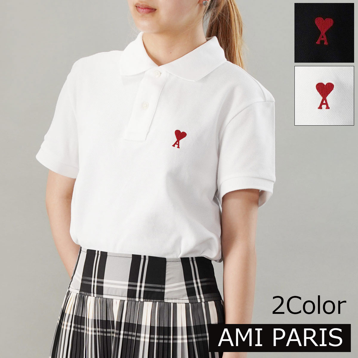 楽天市場】ami paris アミパリス 半袖ポロシャツ BFUPL001 760