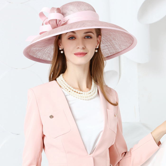 楽天市場】ストローハット 送料無料 くるくるリボン付き女優ストロー