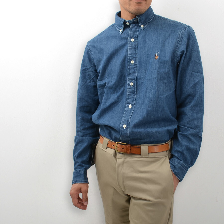 楽天市場】ポロ・ラルフローレン POLO RALPH LAUREN 長袖シャツ デニム