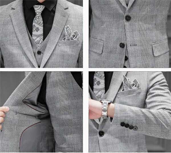 楽天市場】チェック柄 スーツ ビジネス シングル メンズスーツ 紳士服