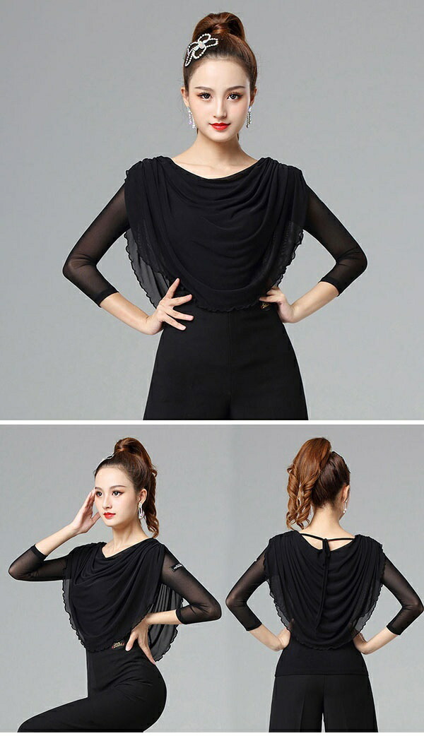 楽天市場】社交ダンス トップス 女性 ダンスウェア レッスンウェア 上