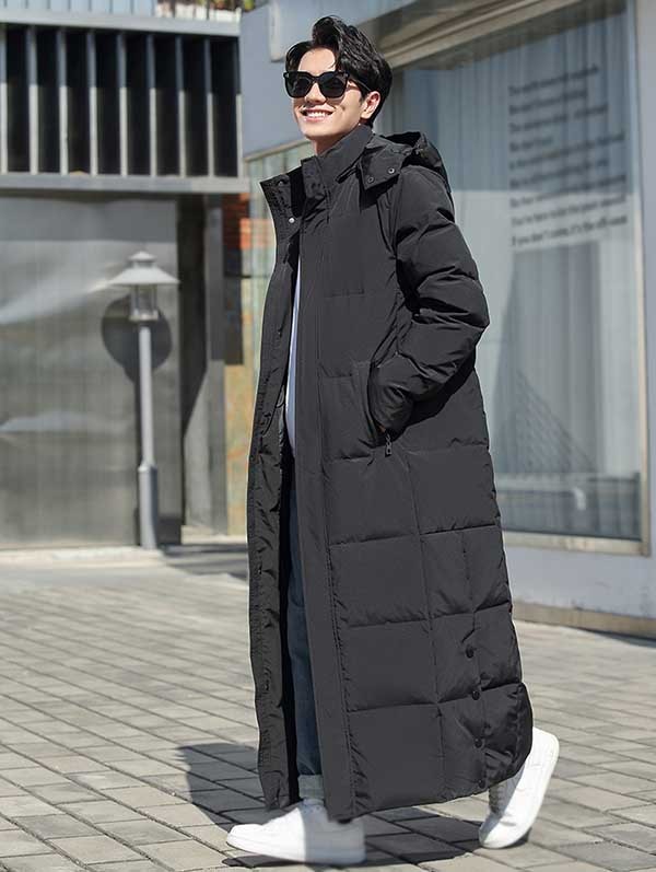 楽天市場】ダウンコート メンズ レディース 超ロング 男女兼用 ベンチ