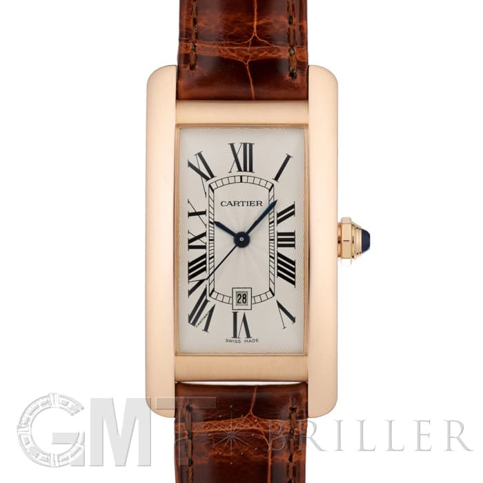 楽天市場】カルティエ タンク アメリカン MM ピンクゴールド レザー