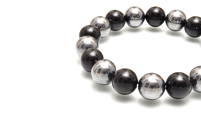 楽天市場】『テラヘルツ-ブラックトルマリン ブレスレット』12ミリ玉