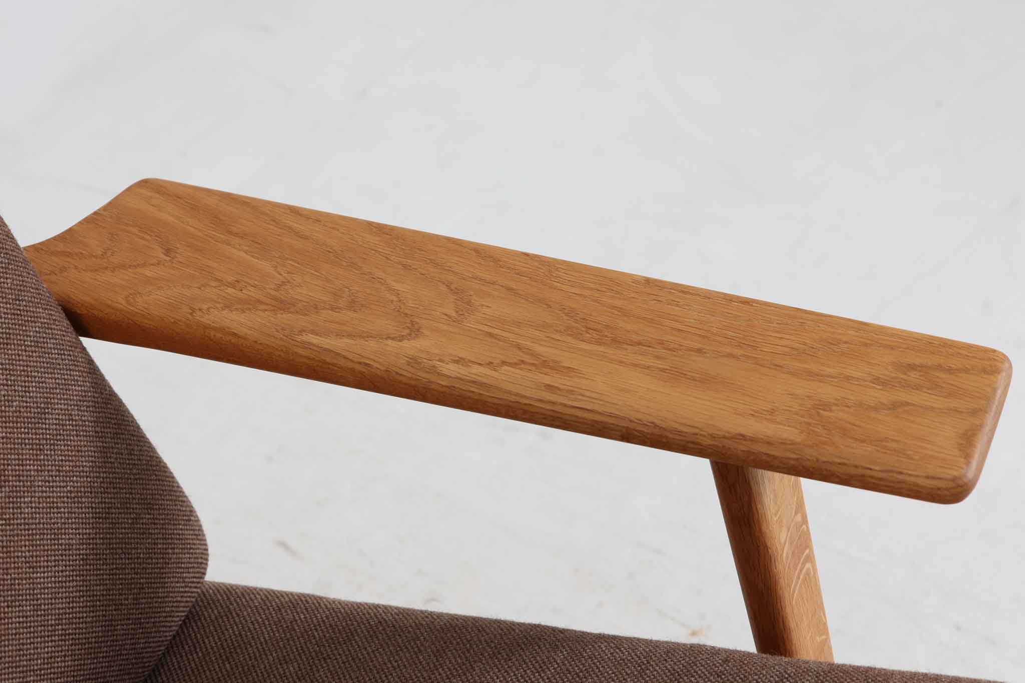 楽天市場】北欧家具ビンテージ GE290A ハイバックソファ オーク材 Hans