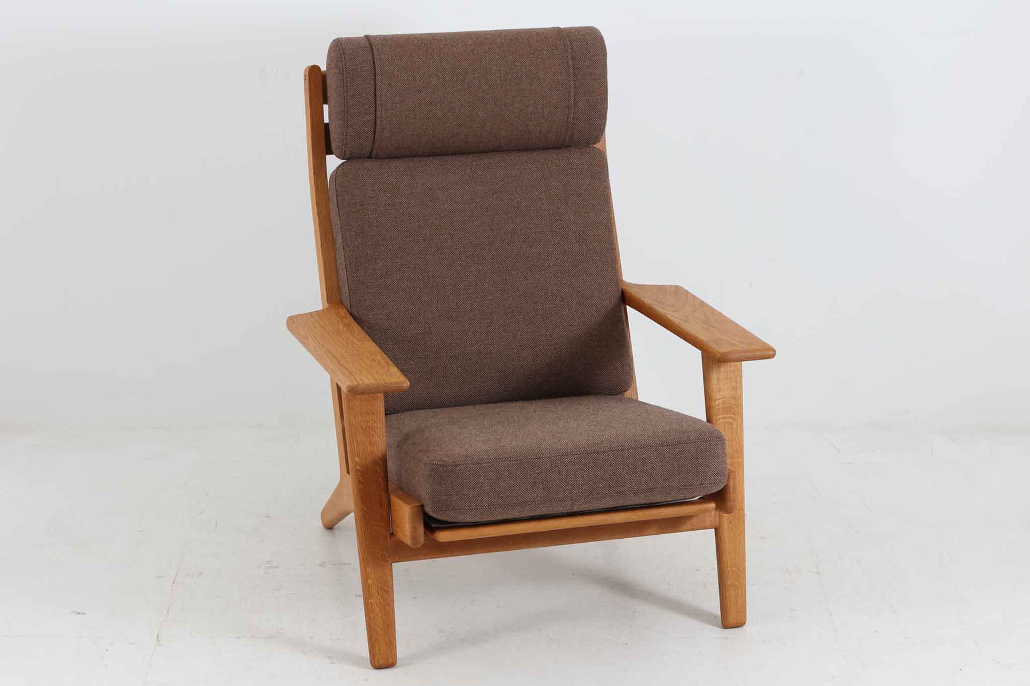 楽天市場】北欧家具ビンテージ GE290A ハイバックソファ オーク材 Hans