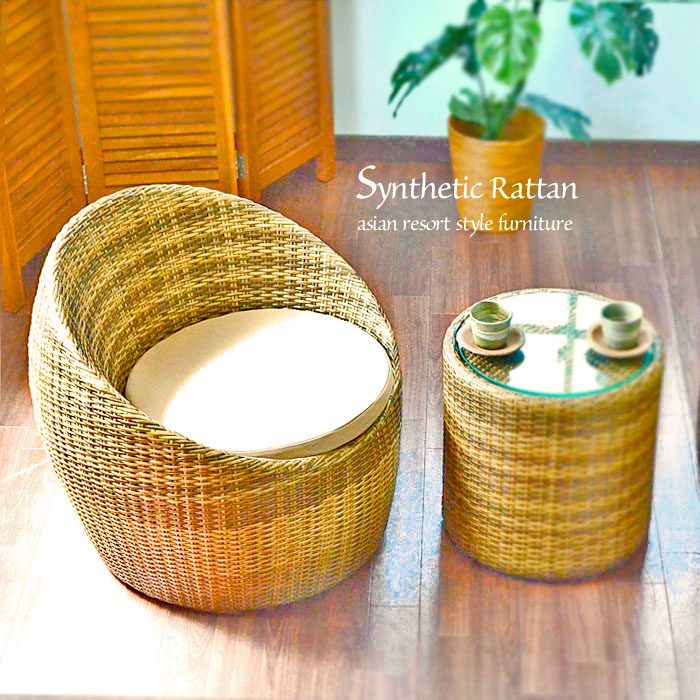 楽天市場】【法人様専用】アジアン シンセティックラタン ソファー