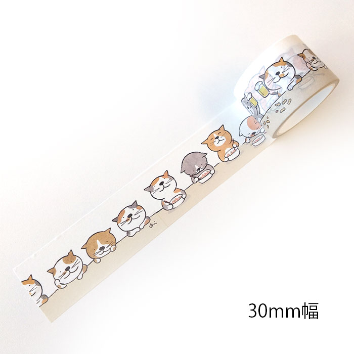 楽天市場】神保町にゃんこ堂 マスキングテープ にゃんきーとす necoya