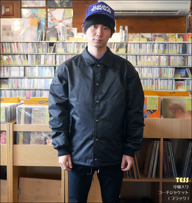 楽天市場】中綿入り コーチジャケット ( ブラック )-TESS-ts51698-bk-Z