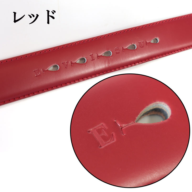 楽天市場】EVISU エヴィス ベルト レザー 型押し 本革 カモメ 日本製