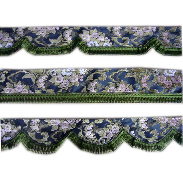 楽天市場】金華山フロントカーテン 両面 花かご Lサイズ 2200mm 4t