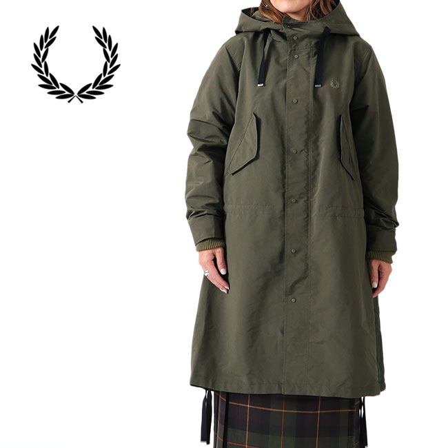 楽天市場】Fred Perry フレッドペリー ミックスパネル モッズパーカー