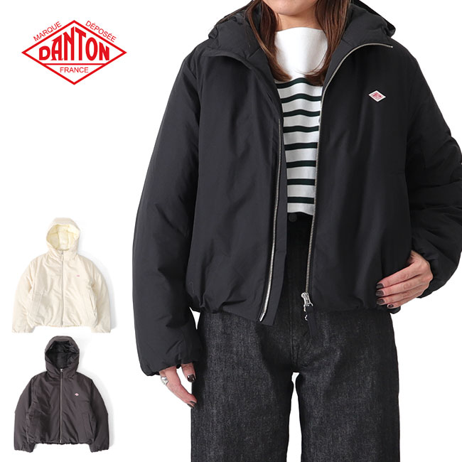 楽天市場】DANTON ダントン ショート丈 ハイロフト フード付き