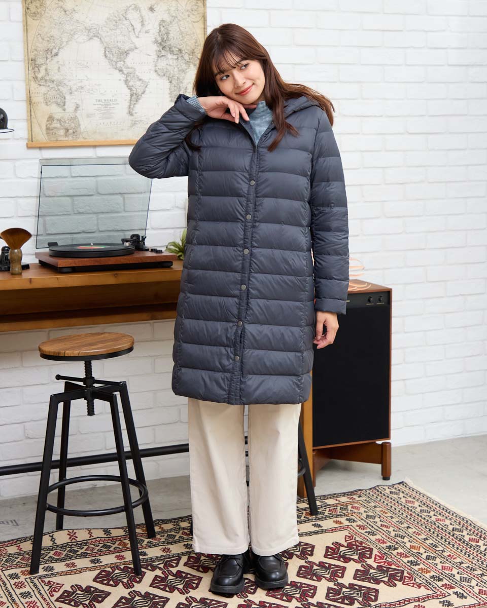 楽天市場】【50％OFF】【公式】洗える軽量ダウンロングコート