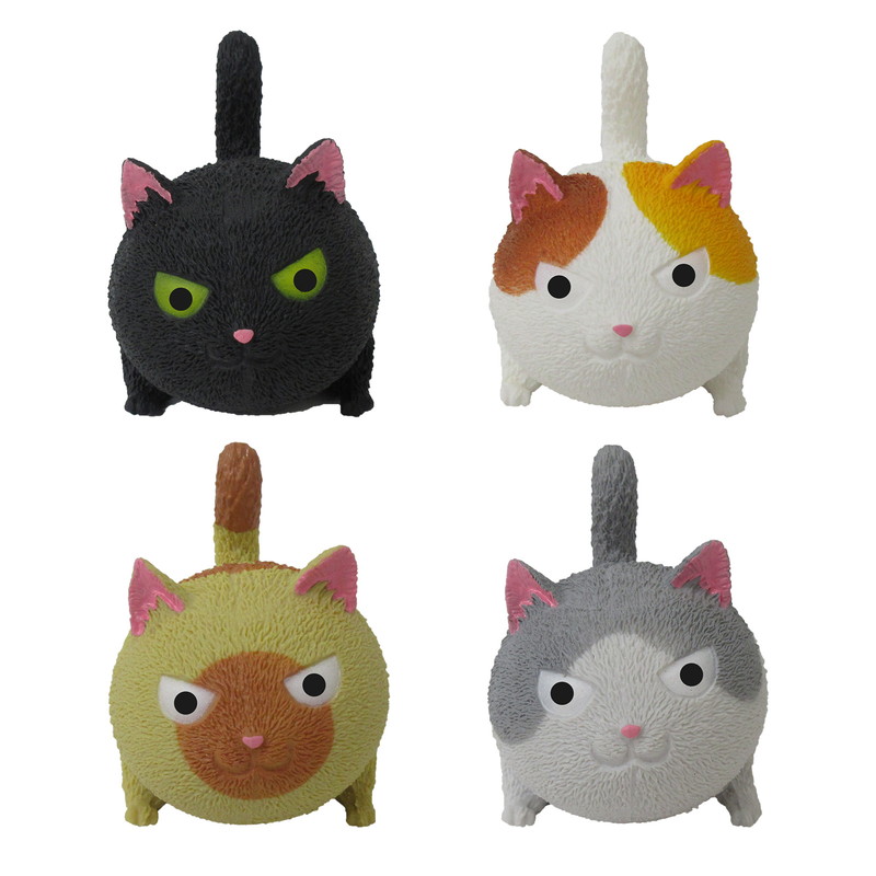 楽天市場】里親募集中 ぷにぷにニャンコちゃん 4色アソート 柔らかい