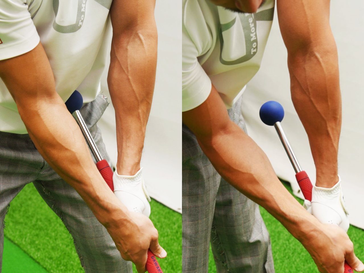 楽天市場】ダワ筋スティック ゴルフ練習器具 スイング 矯正 素振り