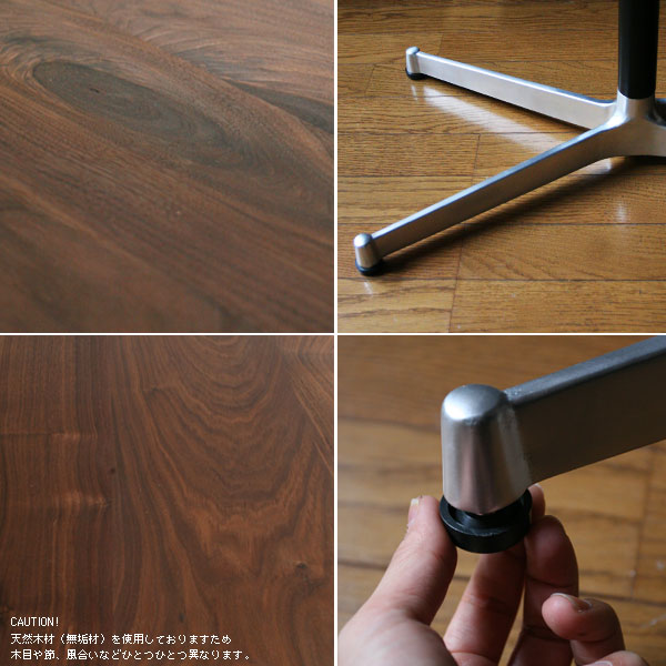 楽天市場】カフェテーブル 幅 80cm 奥行き 60cm ウォルナット 選べる