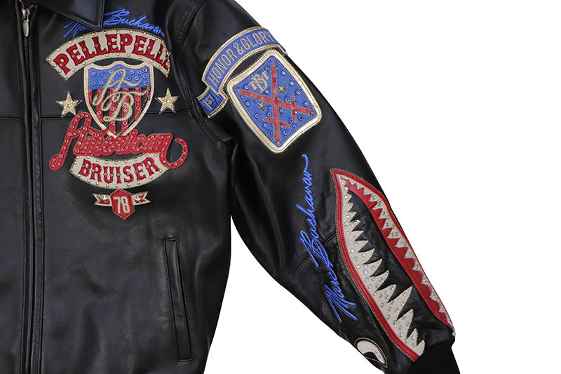 楽天市場】Pelle Pelle AMERICAN BRUISER PLUSH (423-37467-BLK:BLACK