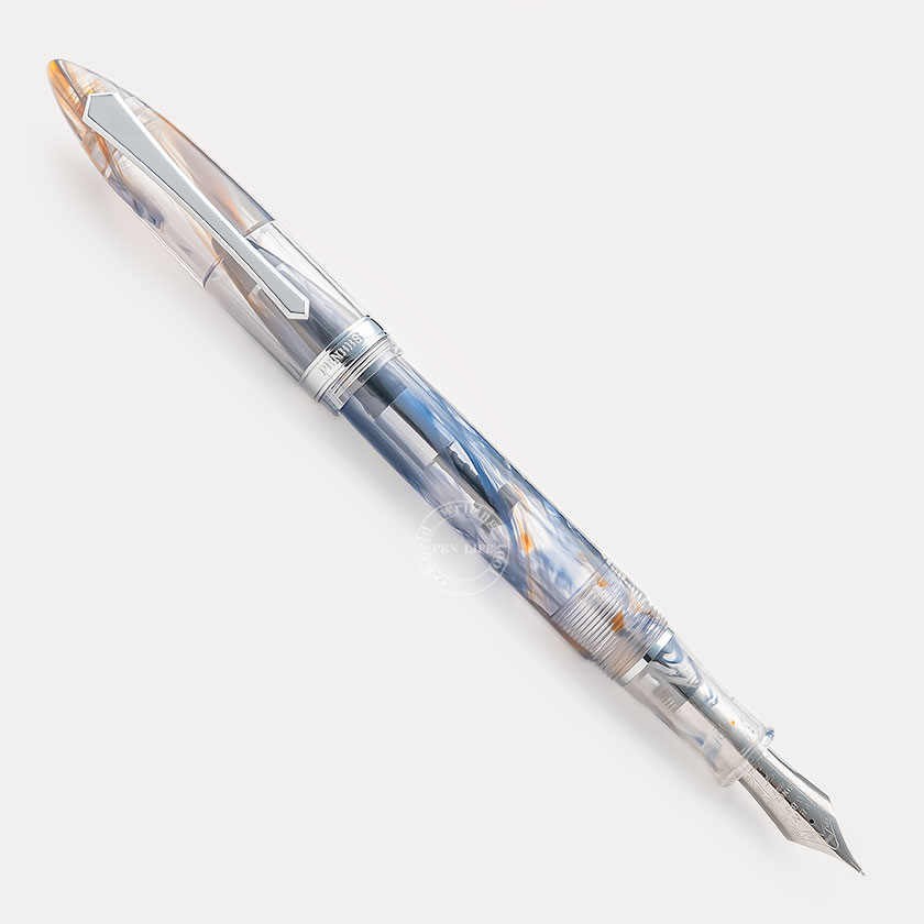 楽天市場】【PBS75】【PENBBS】カラフルなアクリル 万年筆 F(細字) M