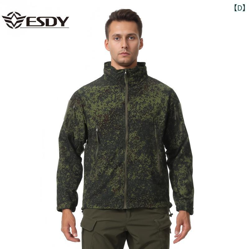 楽天市場】メンズ 登山ジャケット 迷彩 ソフトシェル 薄手