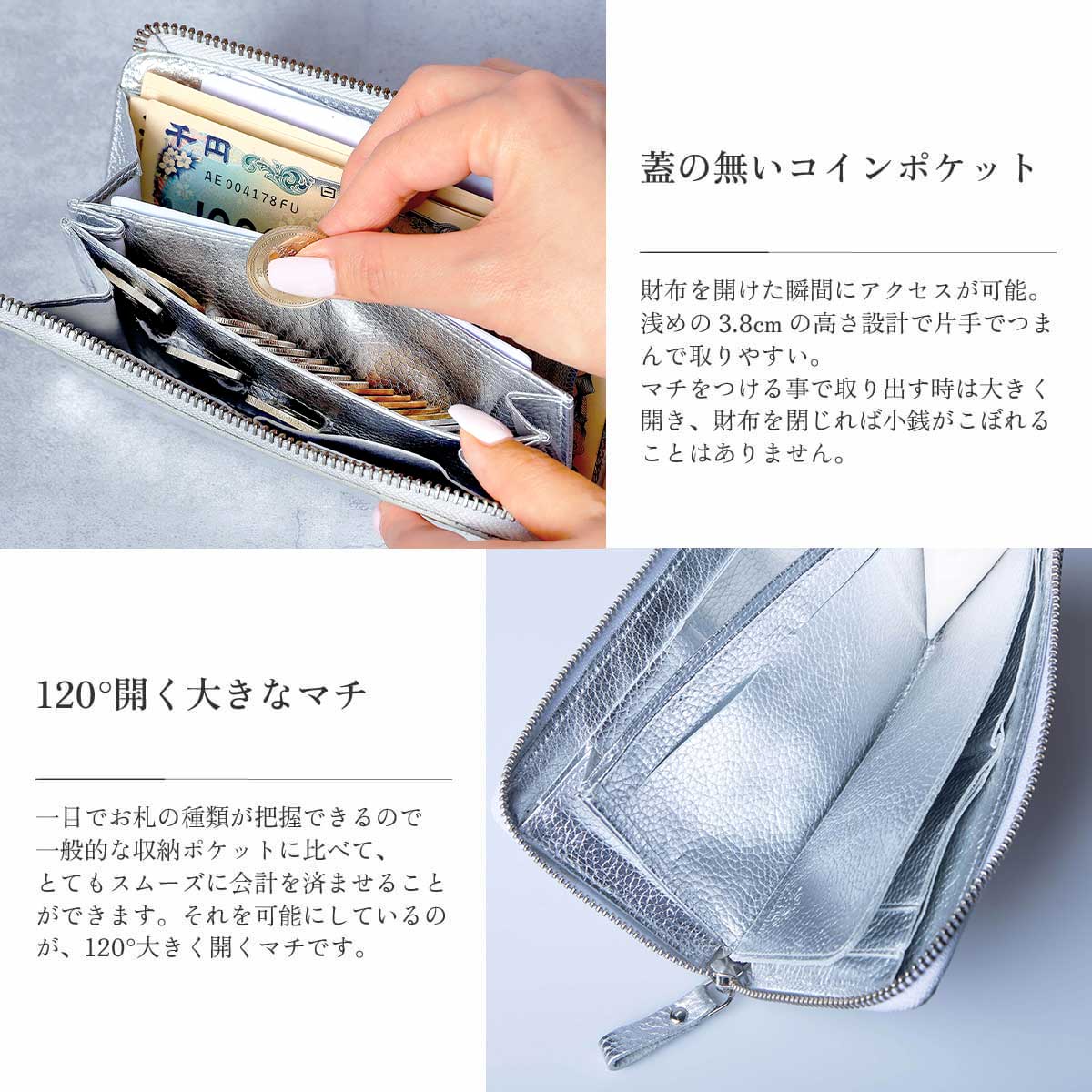 楽天市場】【楽天1位6冠獲得】コンパクト 財布 長財布 レディース