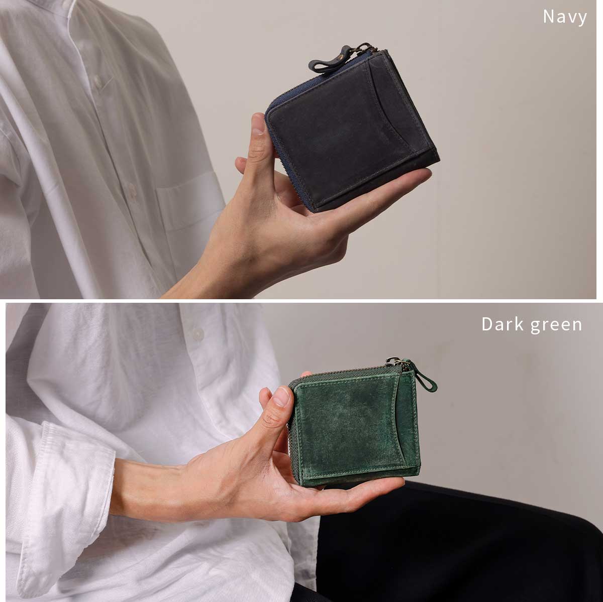 楽天市場】【6冠獲得】ミニ財布 メンズ L字ファスナー カード・お札