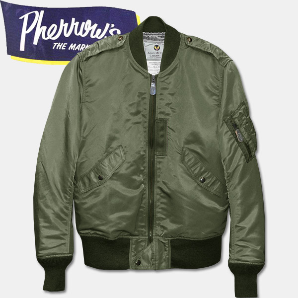 楽天市場】PHERROW'S (フェローズ ）L-2Bフライトジャケットテスト