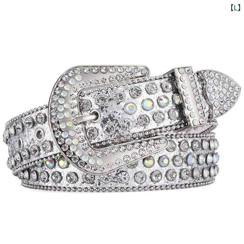 楽天市場】スタッズ ベルト レザー メンズ レディース デニム Y2K