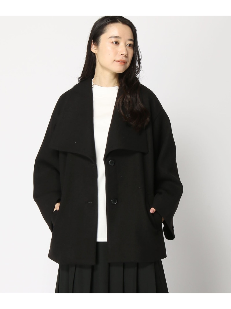 楽天市場】【SALE／50%OFF】ウーリーテックビッグカラーミドルコート