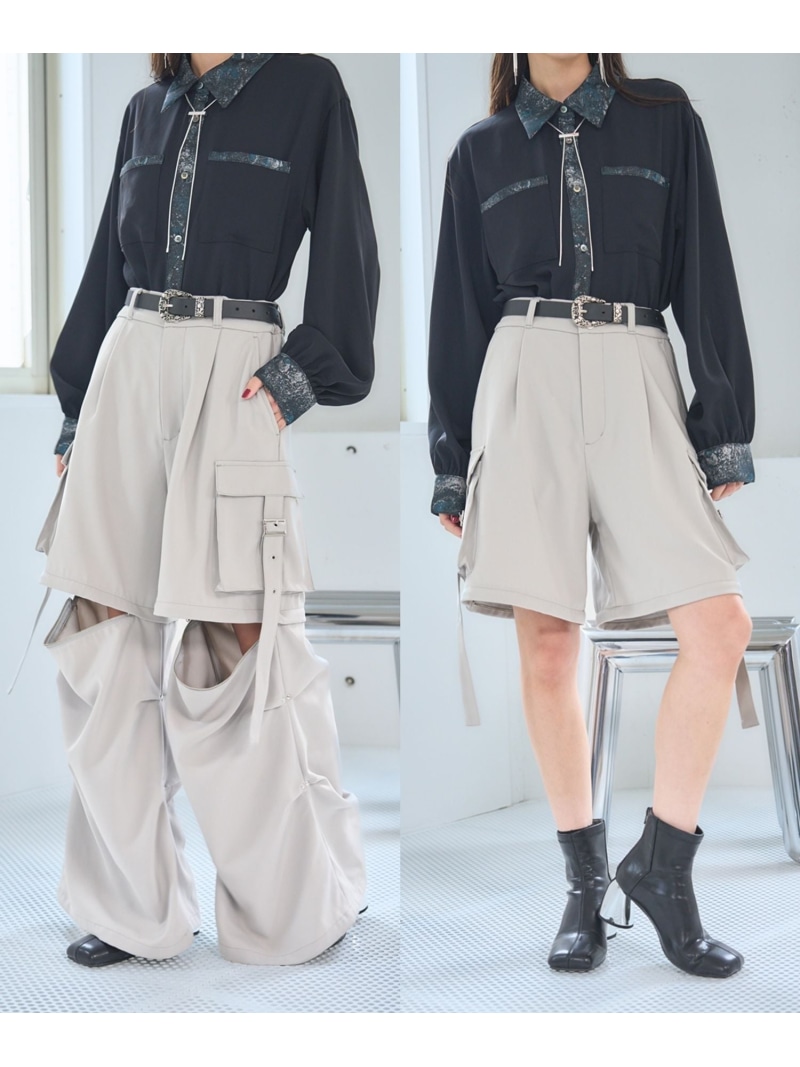 楽天市場】2WAYメタルカーゴパンツ HARE ハレ パンツ その他のパンツ