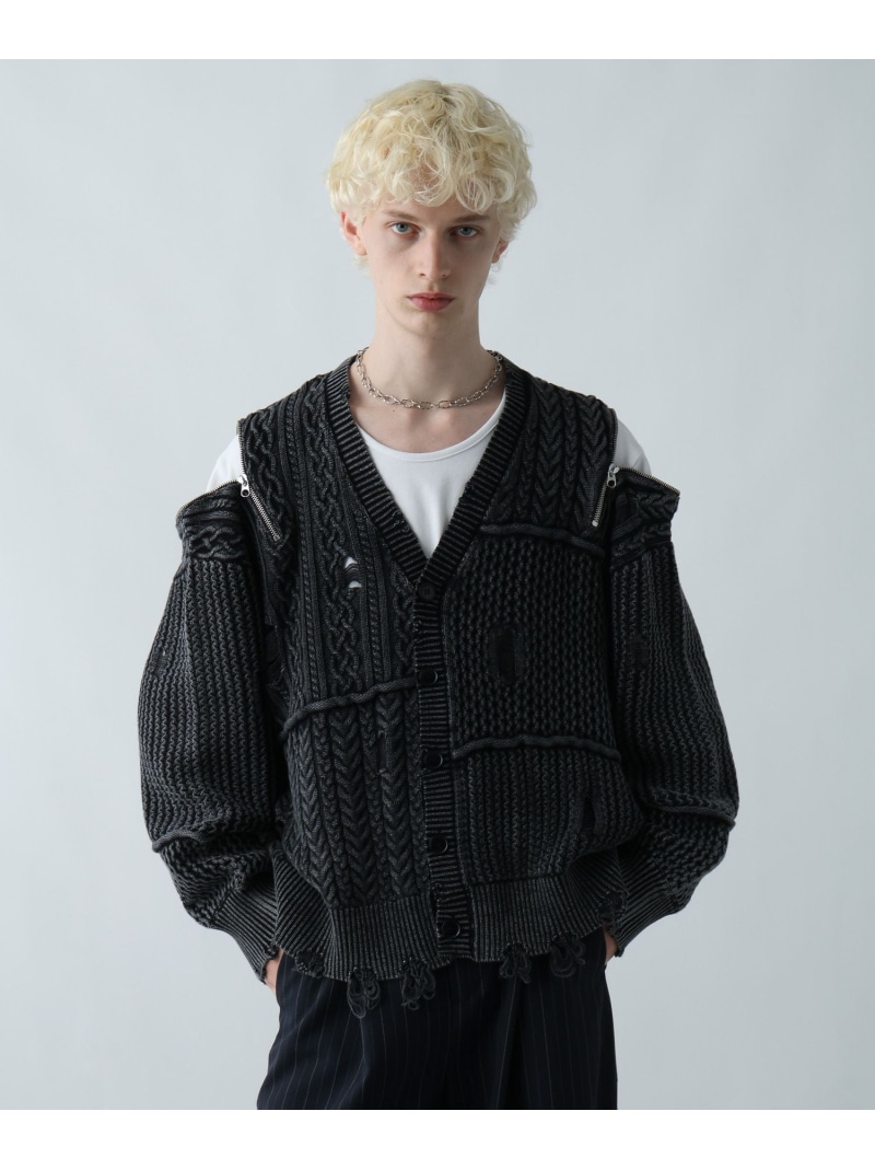 楽天市場】【SALE／15%OFF】BIGダメージZIPカーディガン HARE ハレ