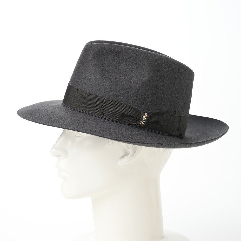 楽天市場】Borsalino ボルサリーノ 中折れハット フェルト帽 つば広 秋