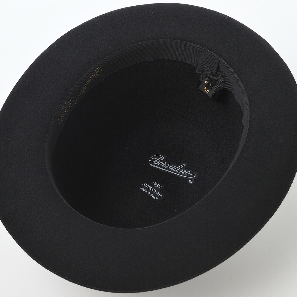 楽天市場】Borsalino ボルサリーノ 中折れハット フェルト帽 オープン