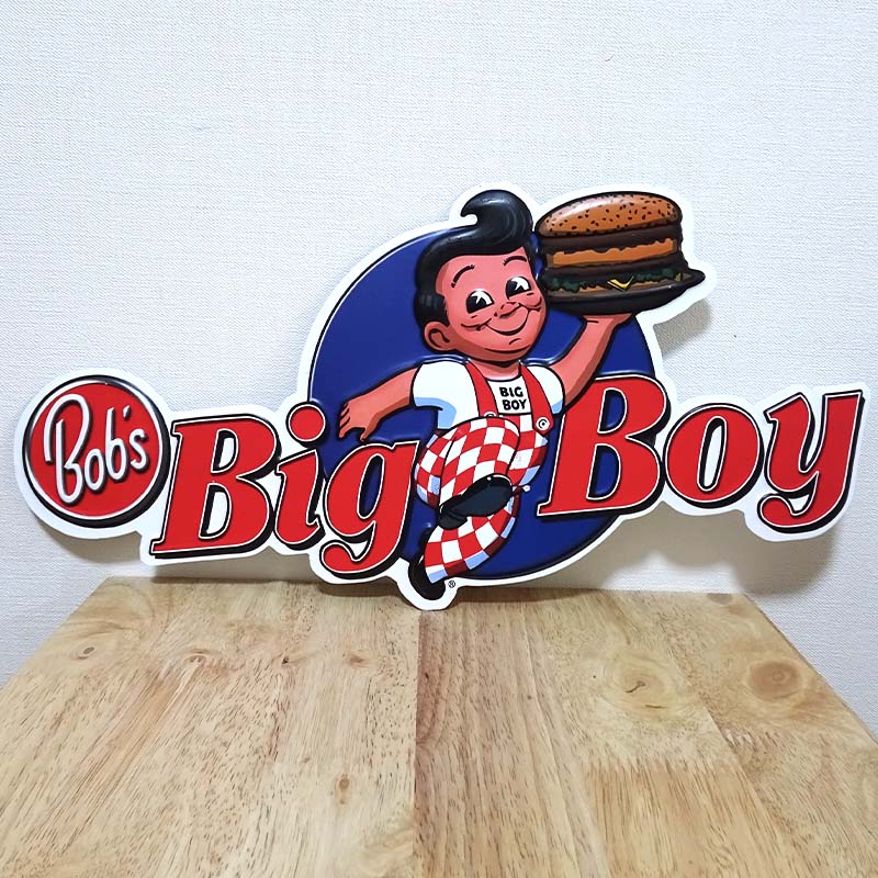 楽天市場】ブリキ看板 可愛い US embossed SIGN BIG BOY エンボス
