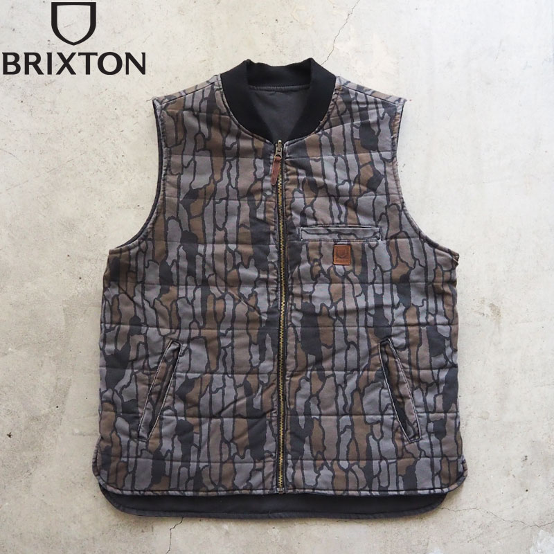 楽天市場】BRIXTON ブリクストン ベスト メンズ BUILDERS ABRAHAM REV