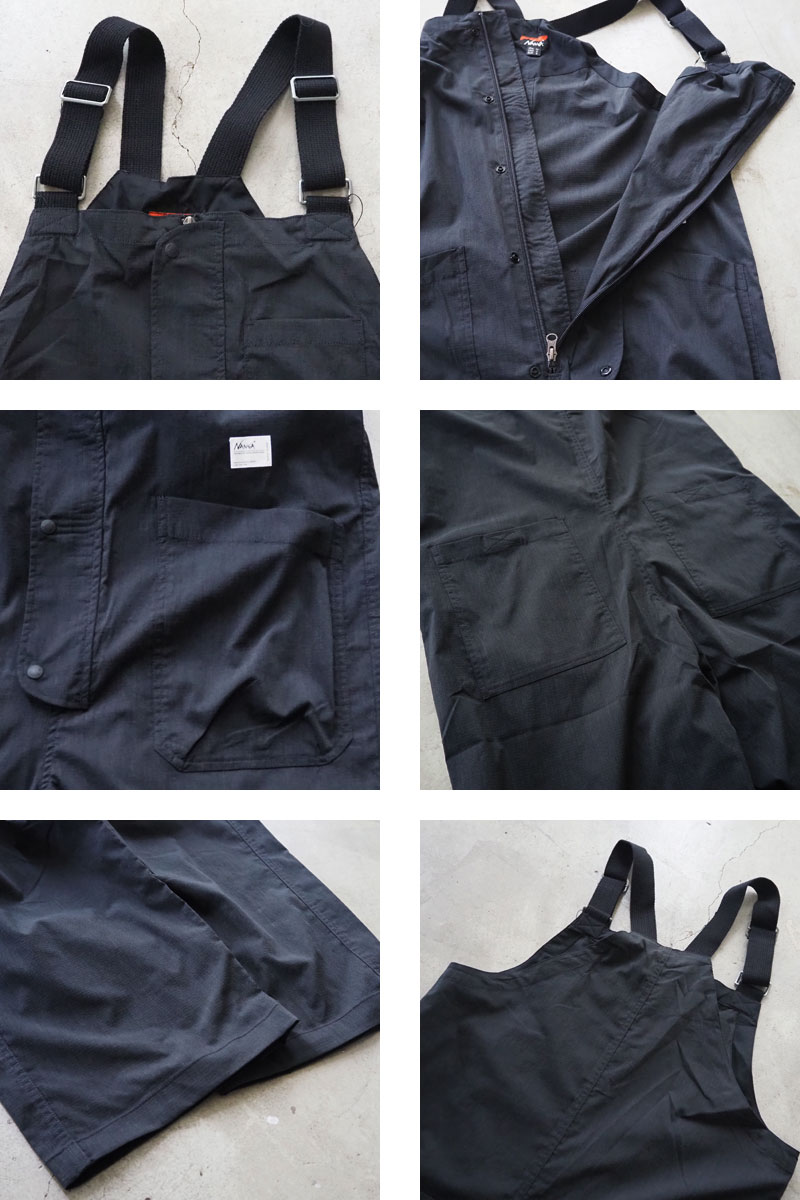 楽天市場】NANGA ナンガ オーバーオール 難燃 ヒノック リップストップ