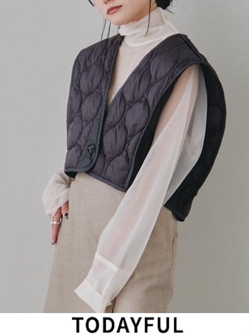 楽天市場】【予約】TODAYFUL トゥデイフル Quilting Short Vest