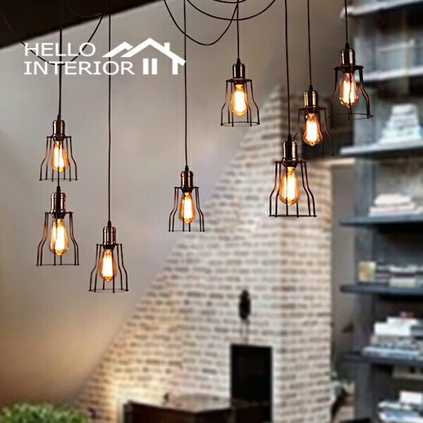 楽天市場】カントリー風 8灯式 シャンデリア カジュアル ペンダント