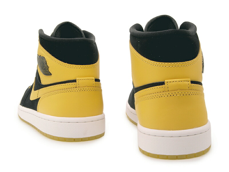楽天市場】ナイキ エアジョーダン1 ミッドカット ブラック / イエロー