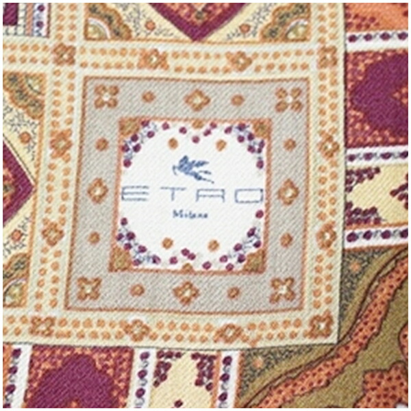 楽天市場】エトロ 大判ストール ショール ウール×シルク ブラウン