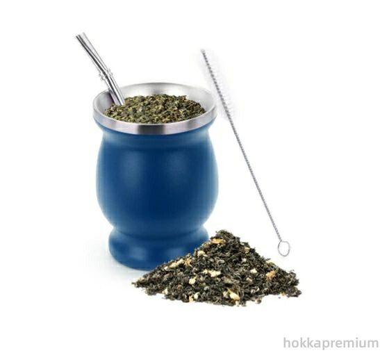 楽天市場】【送料無料】マテ茶カップ ひょうたん型 茶器セット 230ml