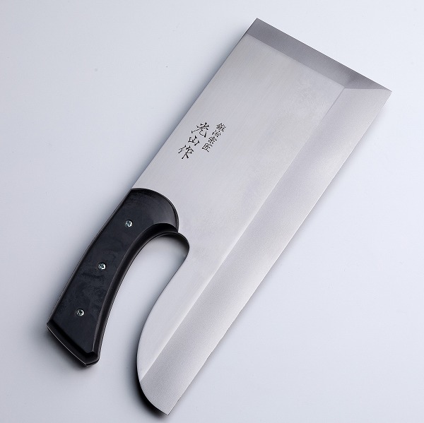 楽天市場】そば切り包丁 片刃 330mm 高級ステンレス鋼 軽量タイプ 光山