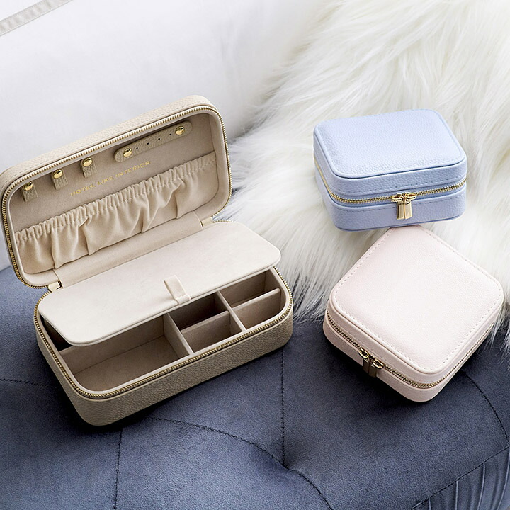 楽天市場】レザー ジュエリーケース トラベル 本革 高級牛革［R