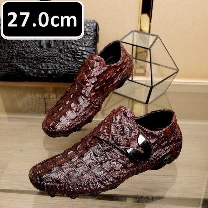 楽天市場】クロコダイル 紳士 ビジネスシューズ ボルドー 27.0cm ワニ